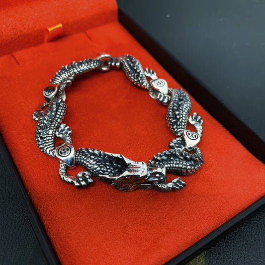 PULSEIRA MEONIUS PRATA OLHOS EM DIAMANTE